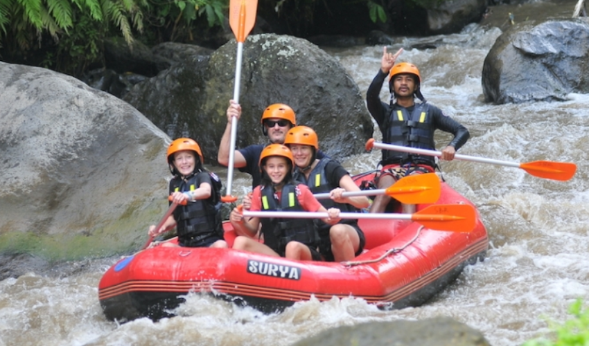 수리야 아융강 래프팅